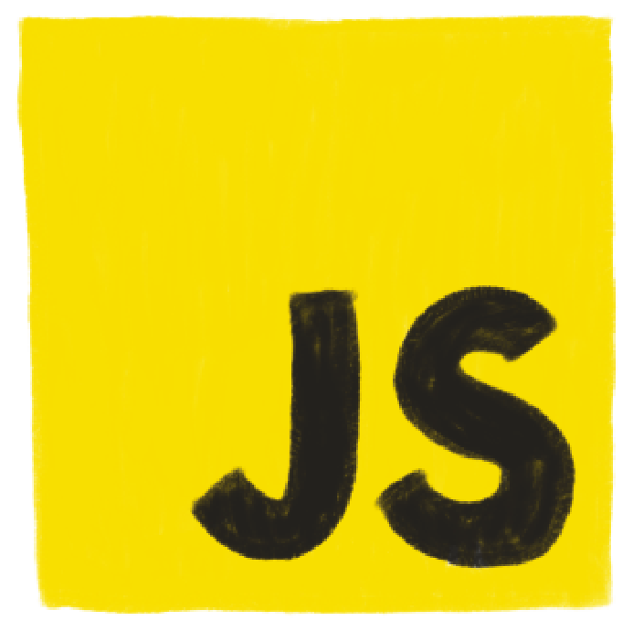 javascript logo handdrawn